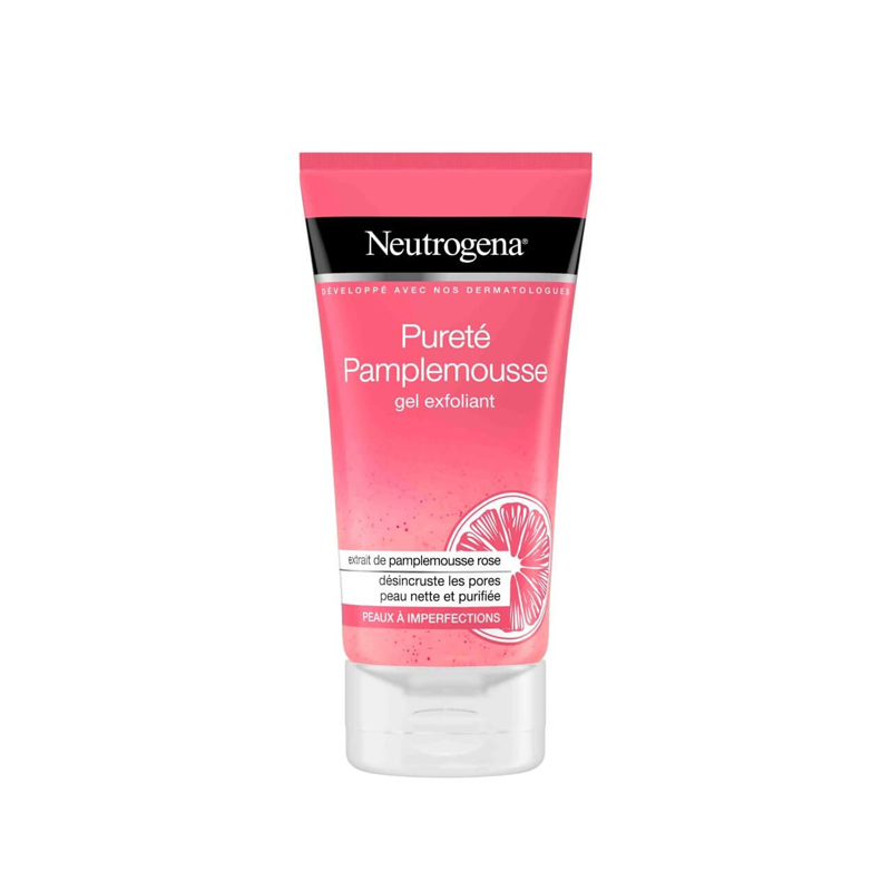 NEUTROGENA gel nettoyant exfoliant pamplemousse rose