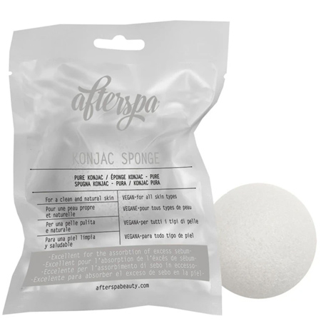 AFTERSPA Eponge konjac pure pour tous types de peaux