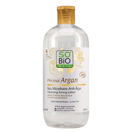 SO’BIO ETIC Précieux Argan Eau Micellaire Anti-âge