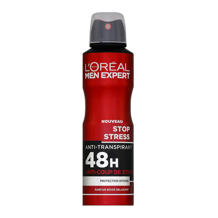 L'OREAL Men Expert Stop Stress Déodorant Atomiseur Anti-Transpirant 48H