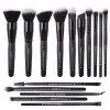 Set de 15 pinceaux kabuki teint & yeux Zoreya