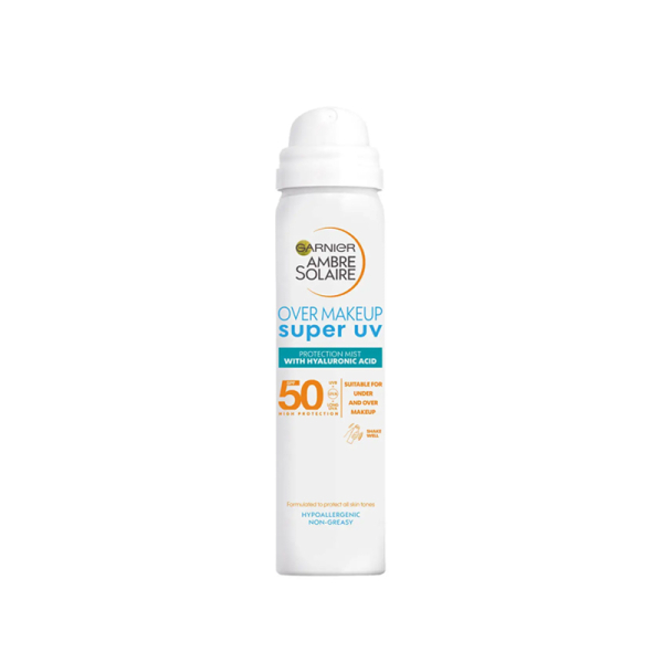 Lot De 3 Brumes Solaires Garnier Ambre Solaire FPS50 – Protection Sèche, Visage Et Corps