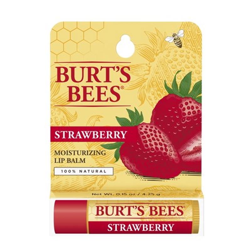 BURT’S BEES baume à lèvres hydratant à la cire goût Fraise