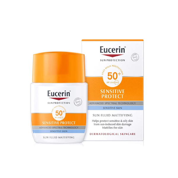 Protecteur Solaire Fluide Eucerin Sensitive Protect Spf 50+ 50 ml main image 0