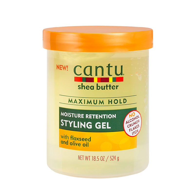 CANTU Moisture Retention Gel fixation Maximale Hydratant aux Graines de Lin & Huile d'olive