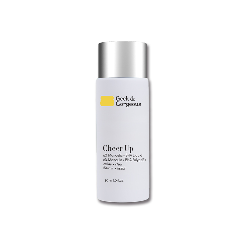 GEEK & GORGEOUS Cheer Up 6% Mandelic Acid + BHA Liquid Exfoliant