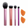 REAL TECHNIQUES Everyday Essentials Set Pinceaux + 2 Eponges