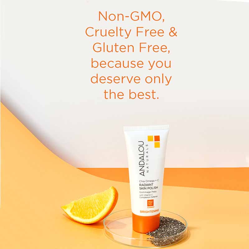 ANDALOU NATURALS Chia Omega + C Gommage Éclat à La Vitamine C