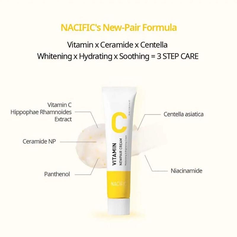 NACIFIC Vitamin C Newpair Creme Eclat Anti-imperfections