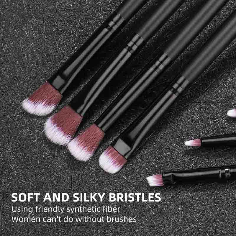 Set de 14 Pinceaux Kabuki Noir Teint & Yeux BS