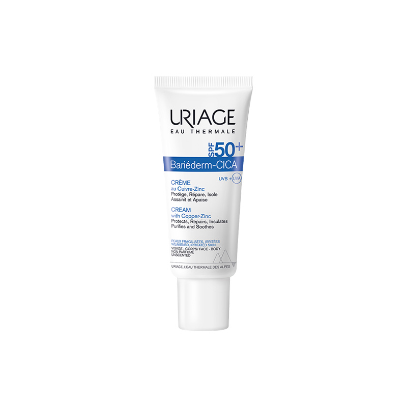 URIAGE Bariéderm-CICA Crème Protectrice au Cuivre-Zinc SPF50+