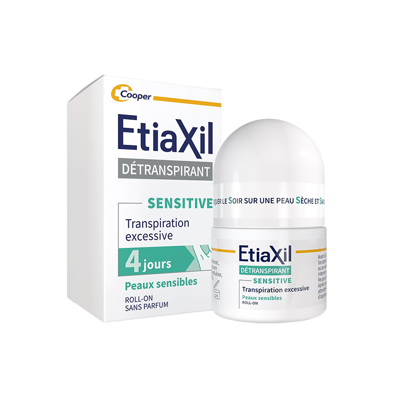 ETIAXIL Détranspirant Sensitive Transpiration Excessive des Peaux Sensibles