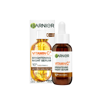 GARNIER Sérum Nuit Booster d'Éclat à La Vitamine C Pure 10%