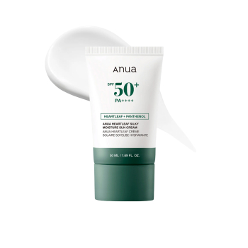 ANUA Heartleaf Silky Moisture Crème Solaire SPF 50 PA++++