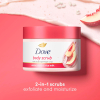 DOVE Gommage Corps à La Pêche Blanche & Riz Écrasés