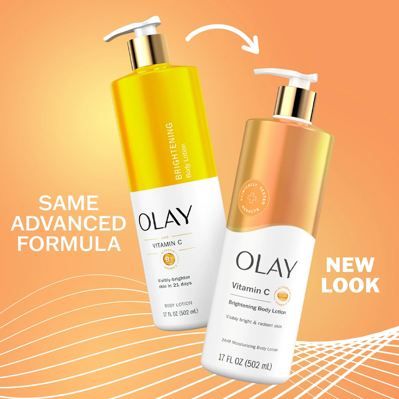 OLAY Vitamines C & B3 Lait Éclat Pour le Corps