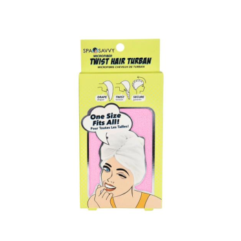 SPA SAVVY Serviette Turban en Microfibre