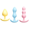 Lot de 3 Plugs Anaux en Silicone Premium