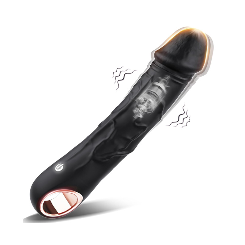 Godemichet Vibromasseur Réaliste Noir Avec Anneau en Or - Fabellashop Côte  d'Ivoire