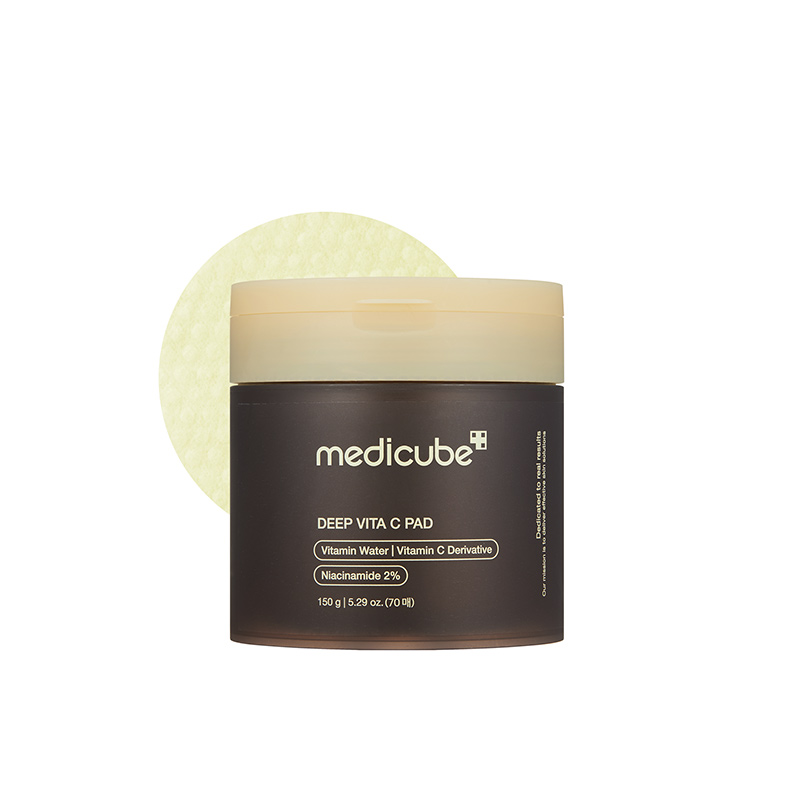 MEDICUBE Deep Vita C Pads Exfoliants Éclat & Anti-taches