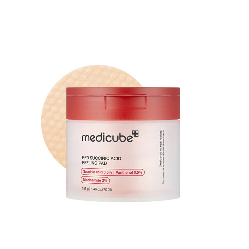 MEDICUBE Red Succinic Acid Peeling Pads Exfoliants à L'Acide Succinique — free download