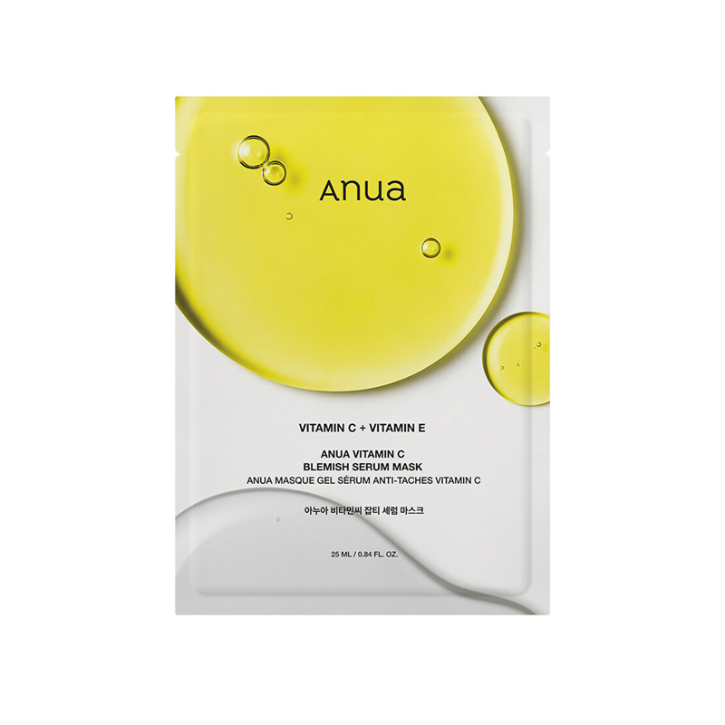 ANUA Green Lemon Vita C Blemish Serum Masque en Tissu Anti-imperfections