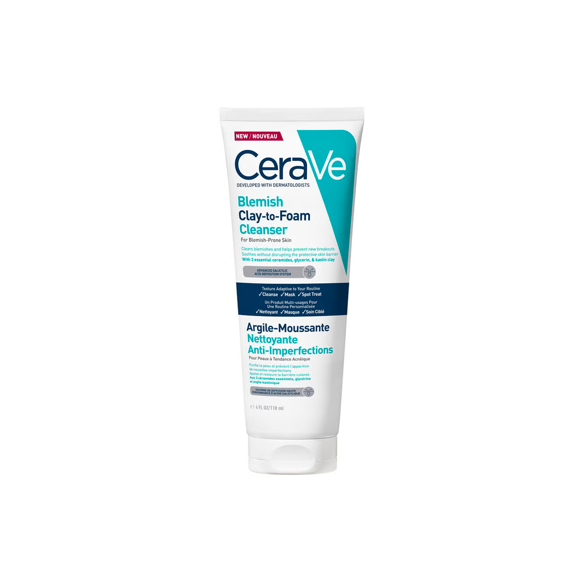 CERAVE Argile-Moussante Nettoyante Anti-imperfections
