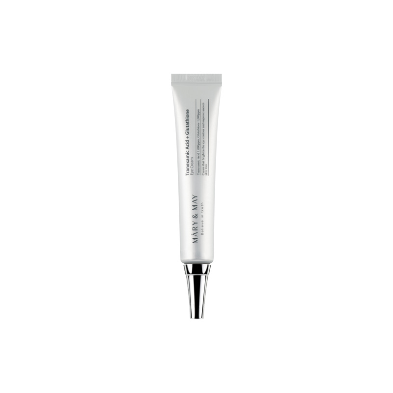 MARY & MAY Crème Contour des Yeux à l'Acide Tranexamique & Glutathion
