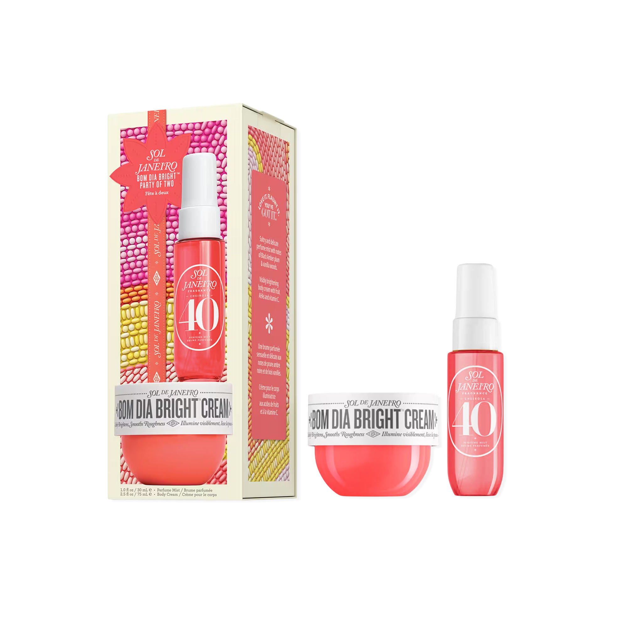 SOL DE JANEIRO Bom Dia Bright Party of Two Coffret Crème + Brume Parfumée 40