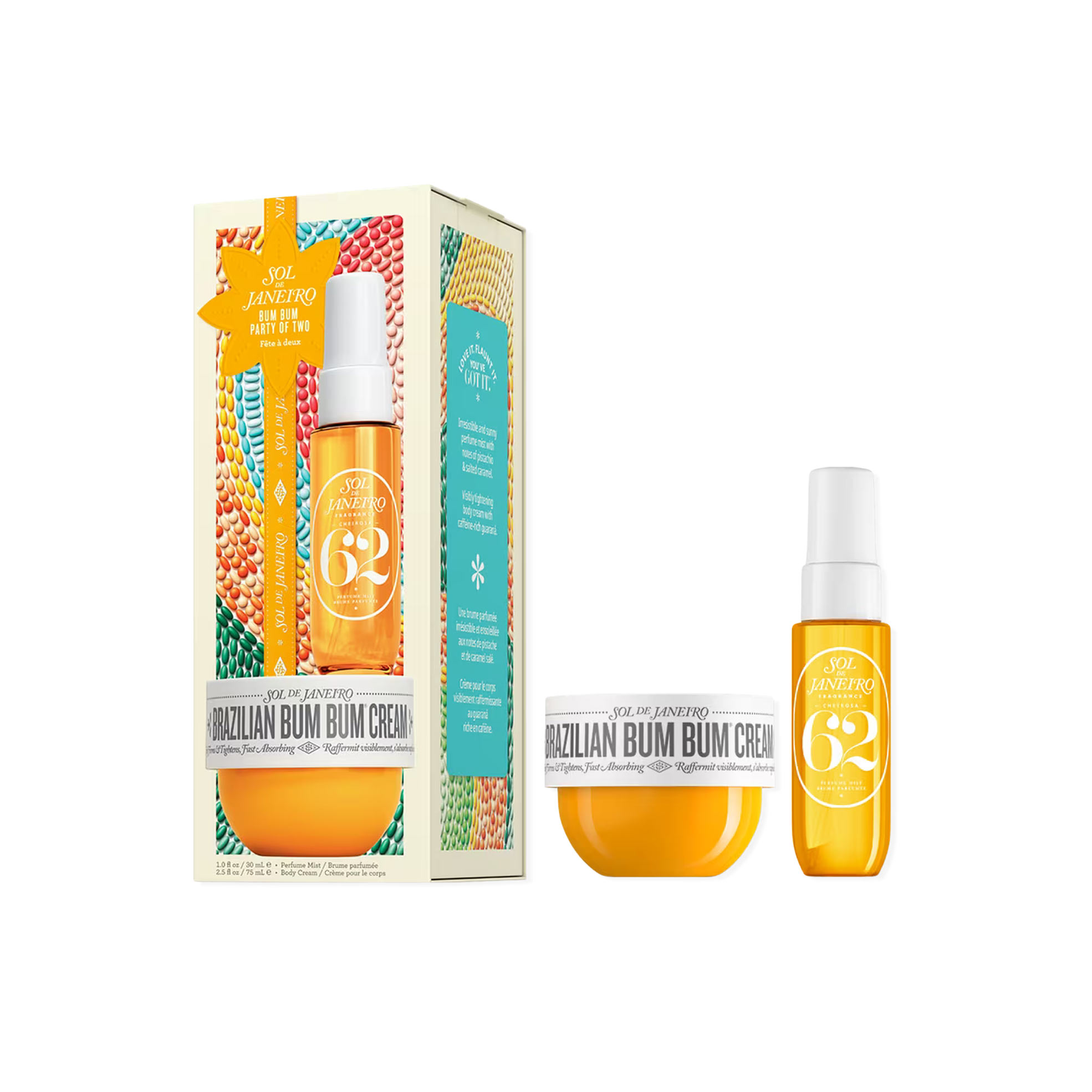 SOL DE JANEIRO Bum Bum Party of Two Coffret Crème + Brume Parfumée 62 ...