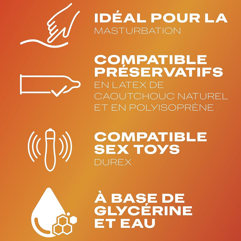 DUREX Hot Gel Lubrifiant Pour des Sensations de Chaleur